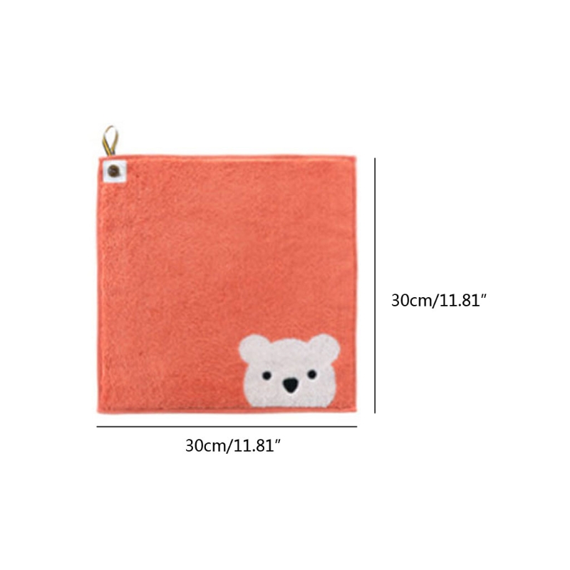 Children Towels Baby Face Towel Cute Cartoon Bear Pattern Bathroom Products