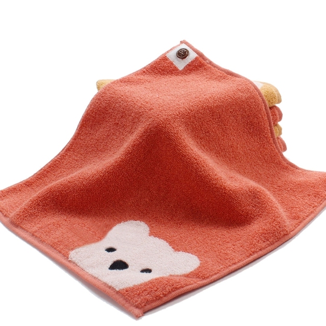 Children Towels Baby Face Towel Cute Cartoon Bear Pattern Bathroom Products