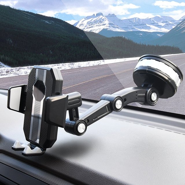 Sucker Car Phone Holder Mount Stand GPS Telefon Mobile Cell Support For iPhone 13 12 11 Pro Max X 7 8 Xiaomi Huawei Samsung
