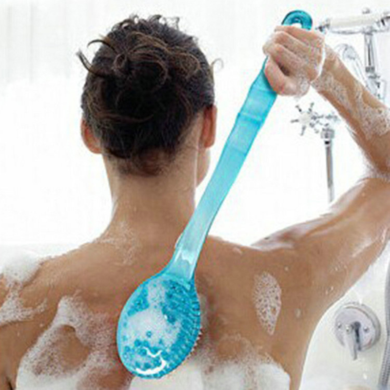 Soft Bristle Long Handle Bath Brush SPA Bathing Exfoliating  Bathroom Products