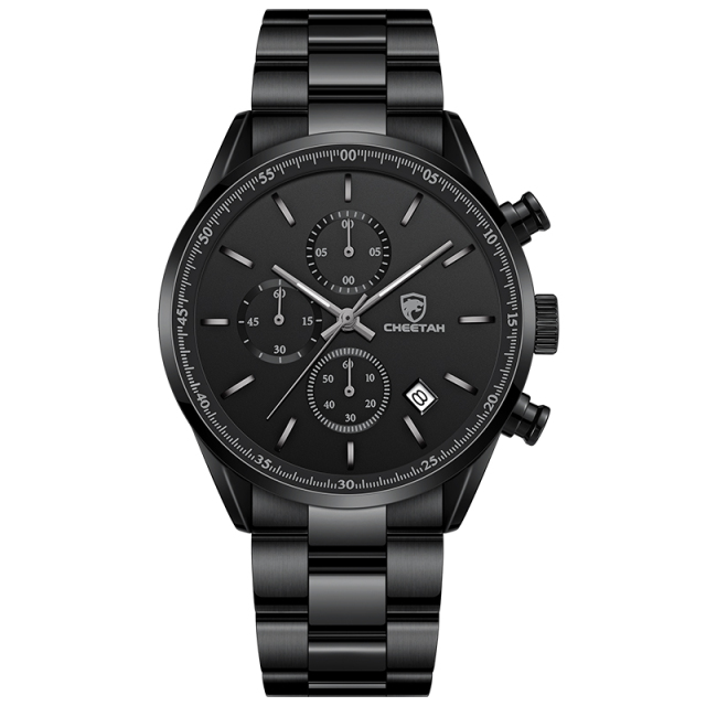 New Watches for Men Top Brand Luxury Fashion Business Quartz Men's Wristwatch Stainless Steel Waterproof Sports Clock