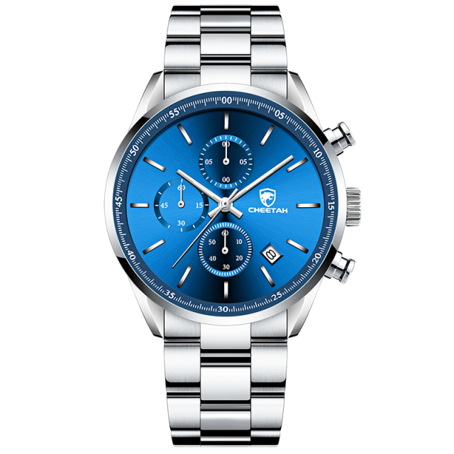 New Watches for Men Top Brand Luxury Fashion Business Quartz Men's Wristwatch Stainless Steel Waterproof Sports Clock