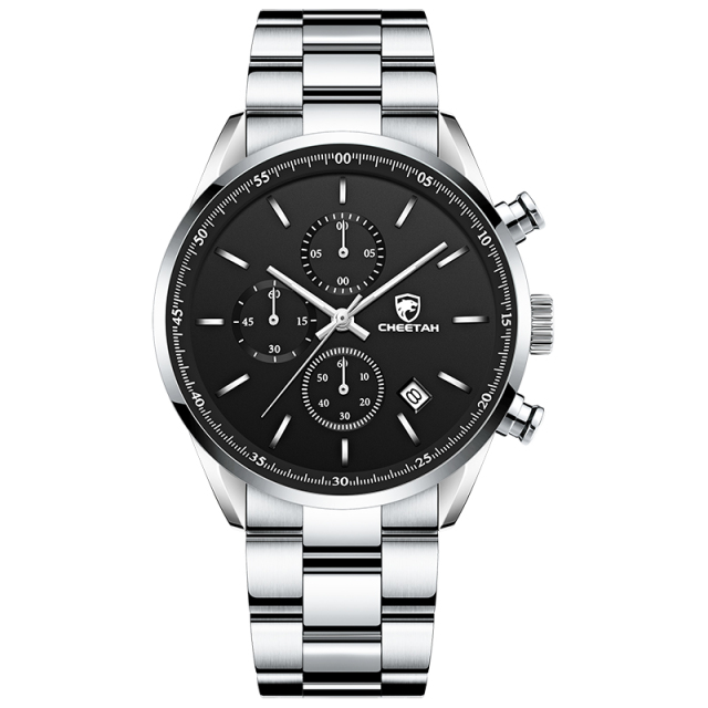 New Watches for Men Top Brand Luxury Fashion Business Quartz Men's Wristwatch Stainless Steel Waterproof Sports Clock