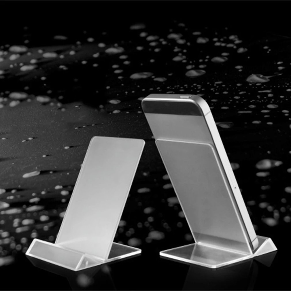 Acrylic Mobile Phone Display Stand Business Card Rack Office Stationery Supplies No Occupying Space Phone Display Stand