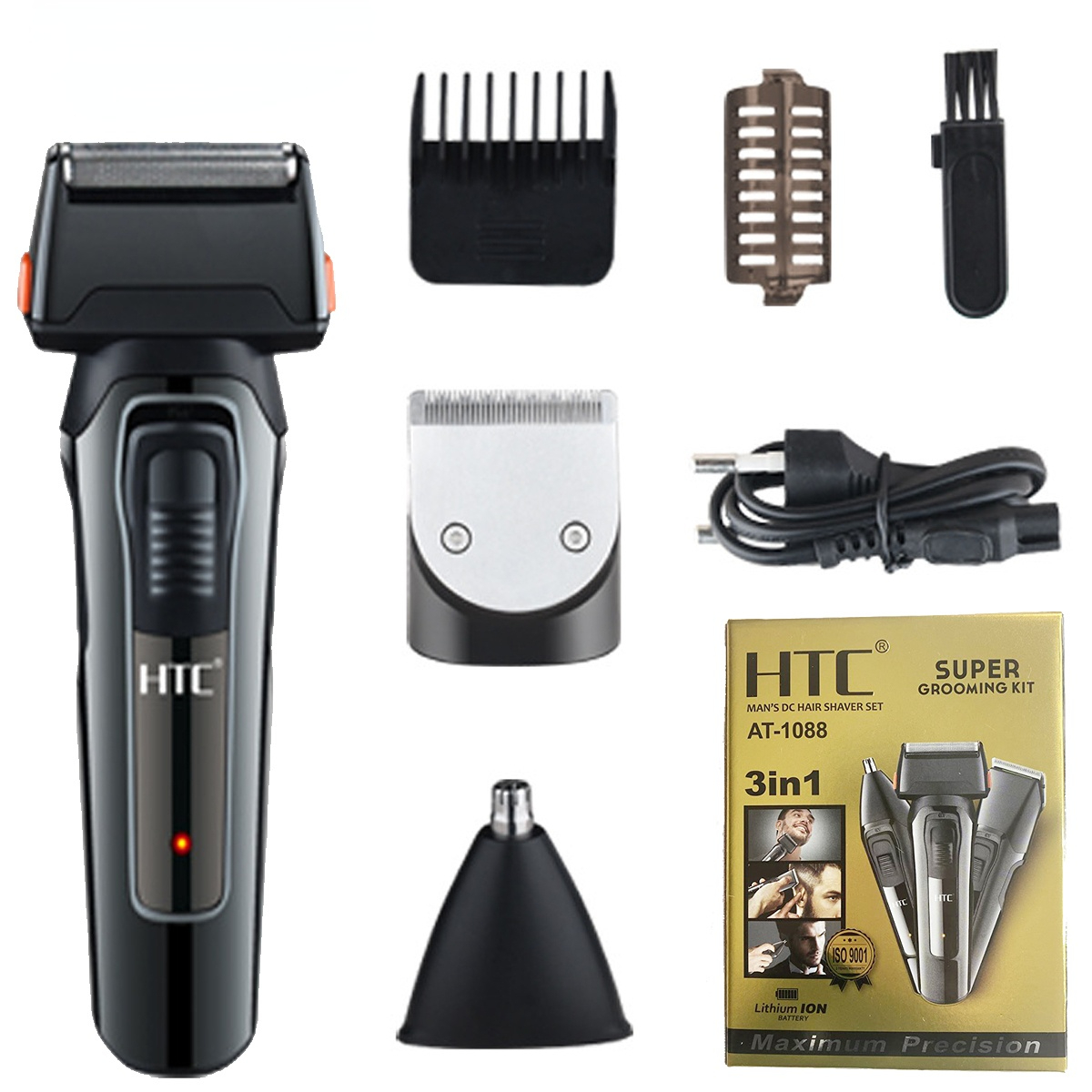 3 in 1 Electric Shaver Set Nose Trimmer Hair Clipper For Men Multifunctional Hair Trimmer