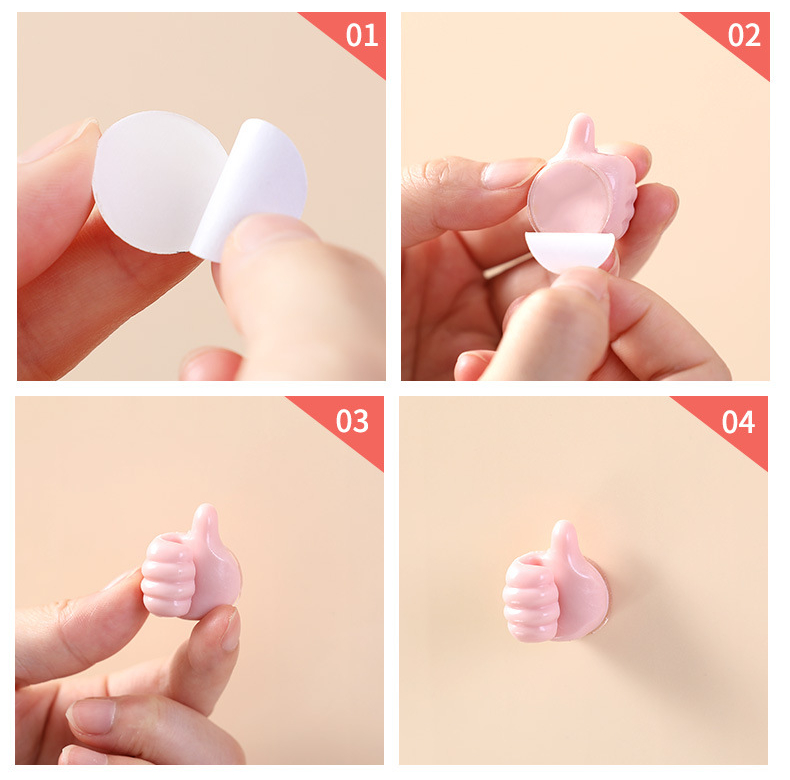 10pcs Kitchen Silicone Hook Multi-function Hook Key Storage Hook Wire Data Cable Wall Mount Bathroom Accessories Cute Home Decor
