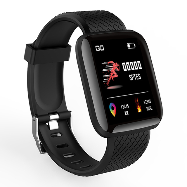 A6 Smart Watch Men 1.3 Color Screen Heart Rate Blood Pressure Monitoring Smart Bracelet Band Fitness Tracker IP67 Waterproof