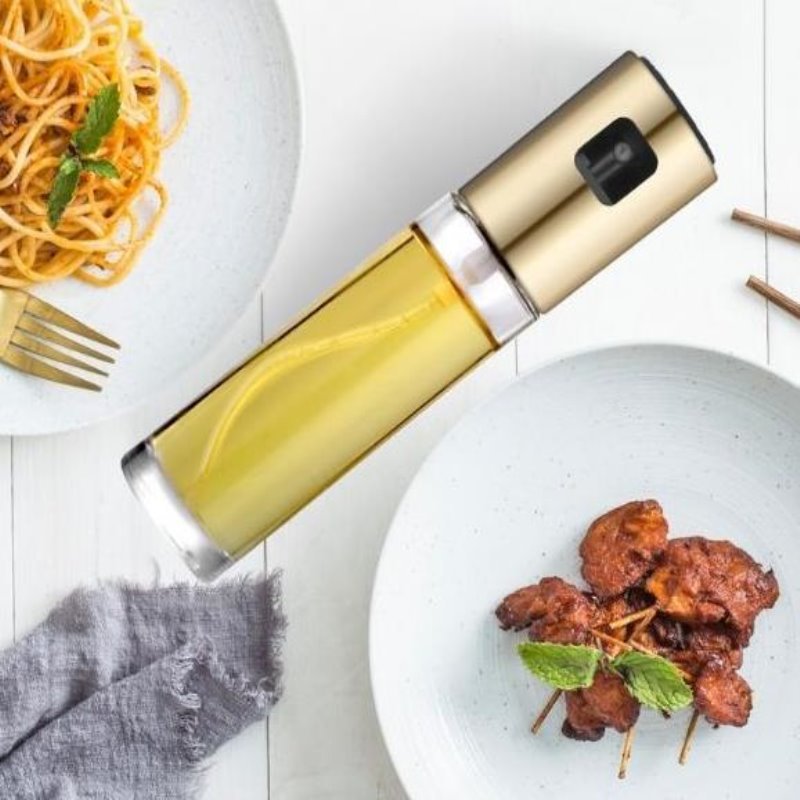 Kitchen Stainless Steel Olive Oil Sprayer Kitchen Fuel Injector Oiler Barbecue Cookware Tool Cooking Accessories
