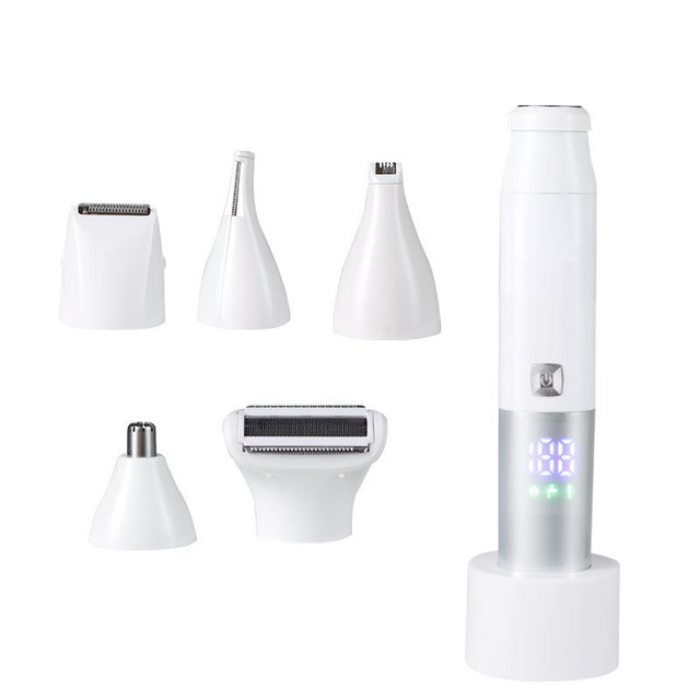 Multifunctional Electric Shaver for Women Rechargeable Lady Nose Eyebrow Trimmer