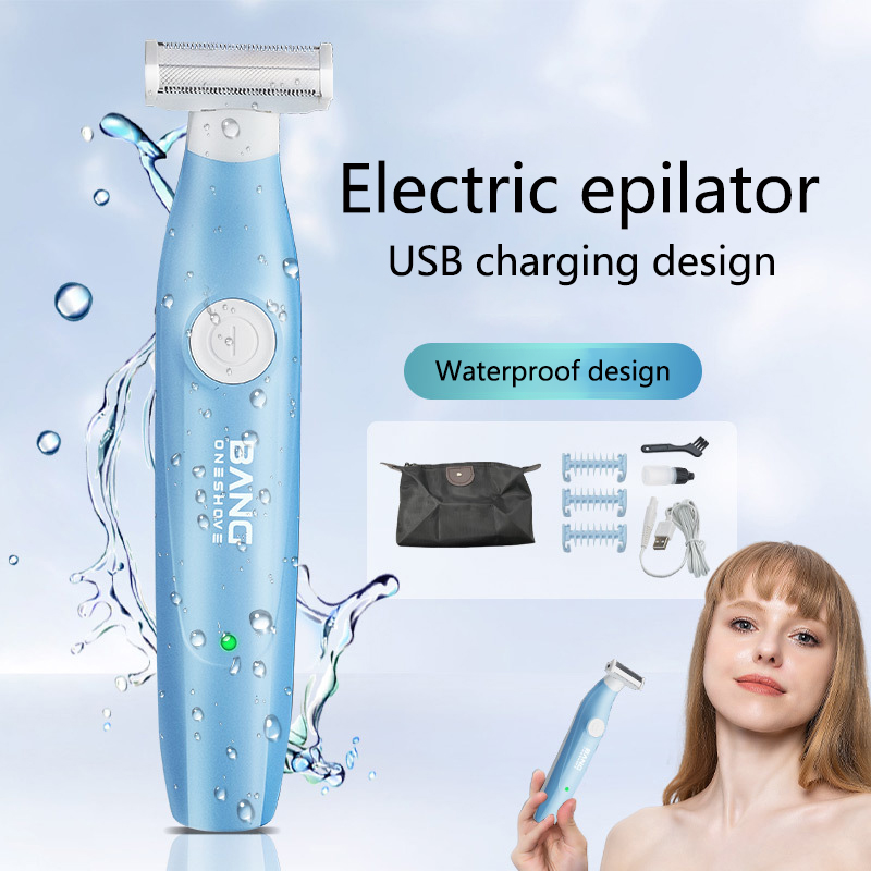 Women Epilator Electric Razor Hair Removal Painless Face Shaver Bikini Pubic Hair Trimmer