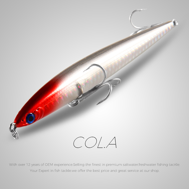 125mm 28g super casting Top fishing lures hard baits quality professional action penceilbait sinking fishing tackle
