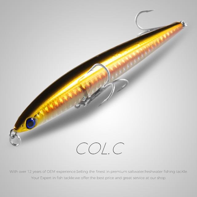 125mm 28g super casting Top fishing lures hard baits quality professional action penceilbait sinking fishing tackle