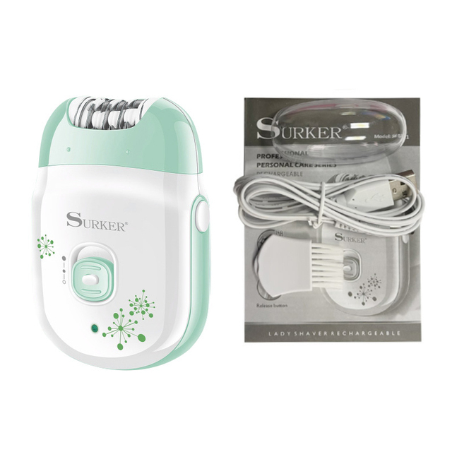 USB Rechargeable Epilator Women Electric Lady Face Body Hair Removal