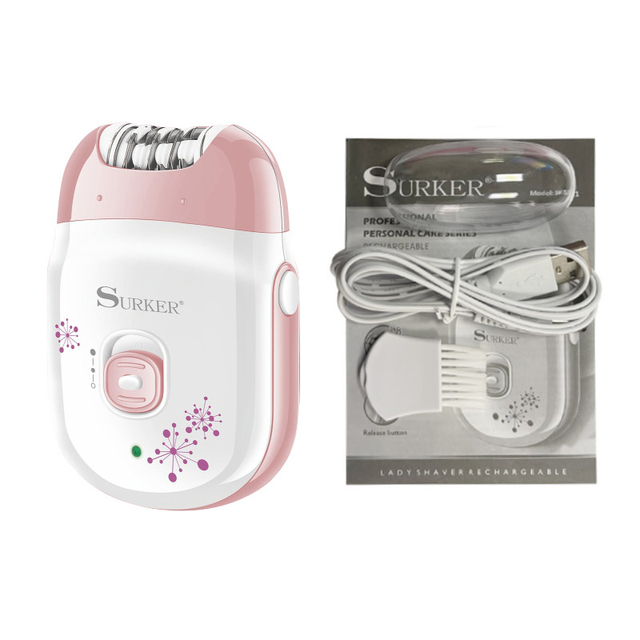 USB Rechargeable Epilator Women Electric Lady Face Body Hair Removal