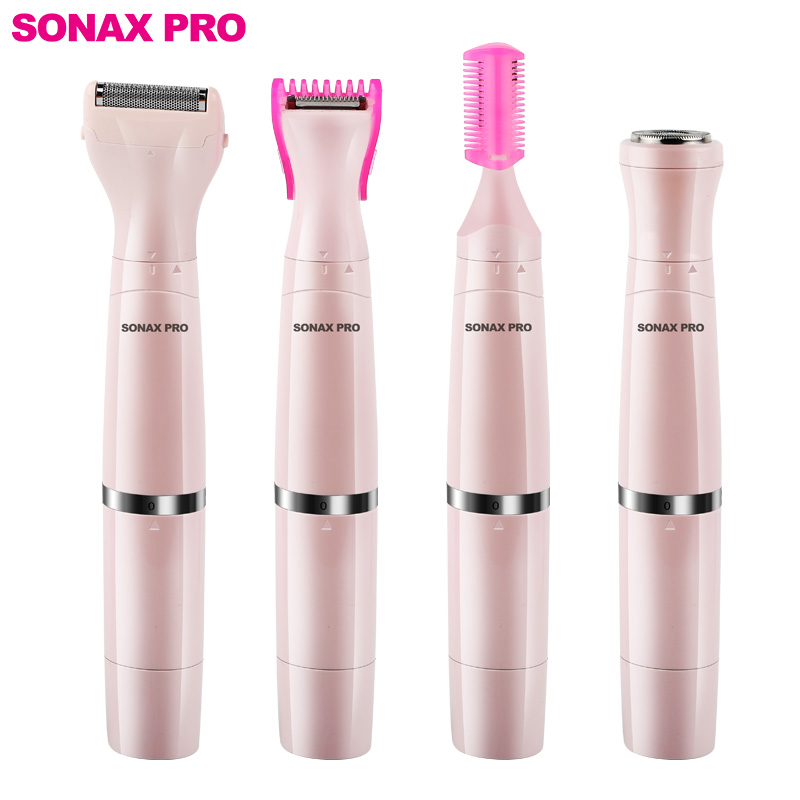 4in1 Hair Removal Deep Bikini Leg Lip Armpit Trimmer for Intimate Areas Pubic Haircut Machine