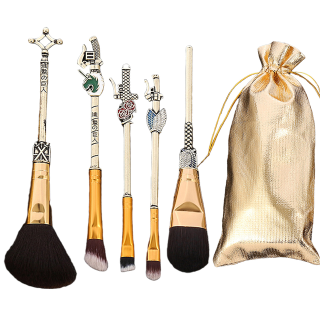 5pcs/setMakeup Brush Set Foundation brushes Eyeshadow Concealer Blush Brush set Make Up Brush Tool Kit