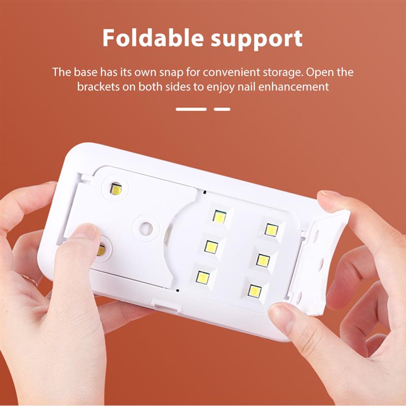 Nail Dryer Machine Mini UV LED Lamp Portable USB Cable 12 LEDs for Drying Nails UV Gel Varnish Nail Art Manicure Tools