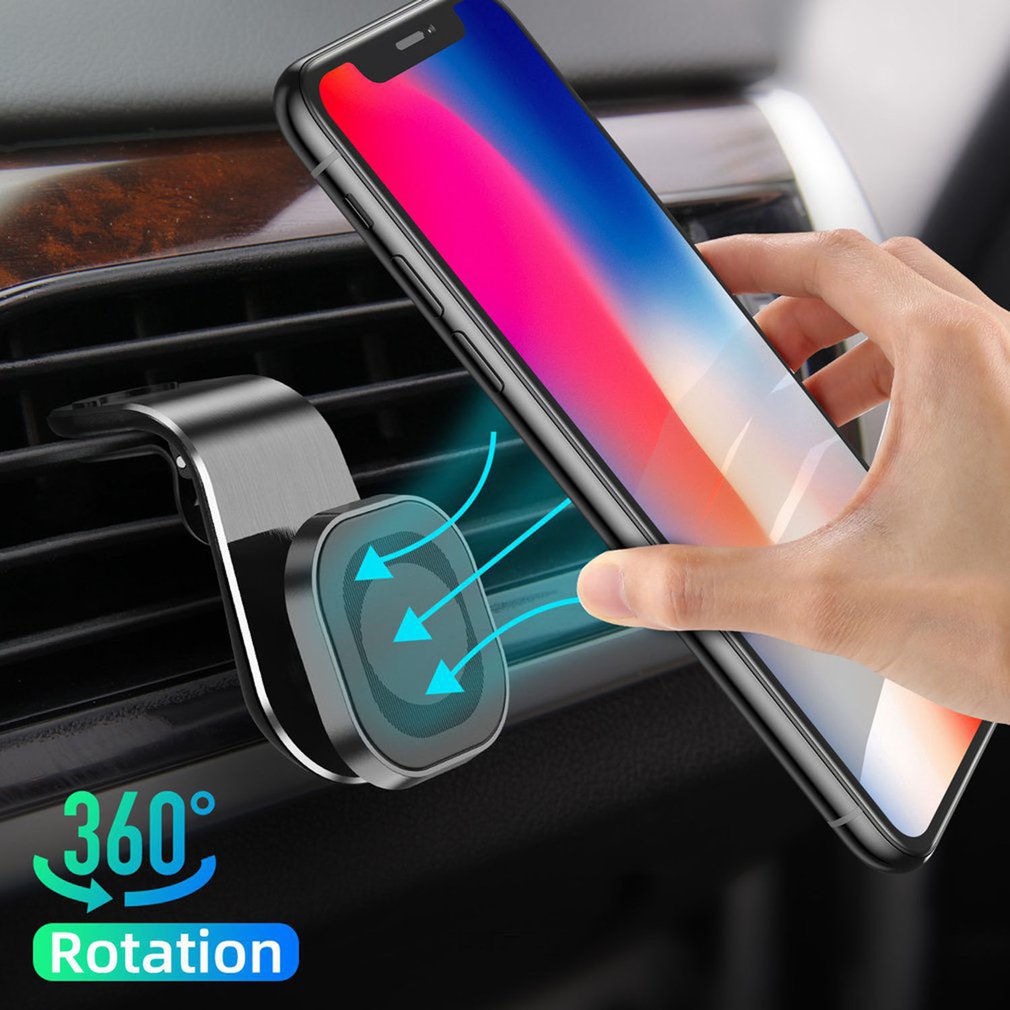 Magnetic Car Phone Holder Samsung Universal Magnet Mount Holder for Phone in Car Cell Mobile Smartphone Stand