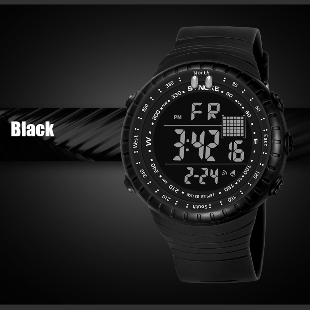 Men Watch Sport Watch 50M Waterproof Large Dial Luminous Digital Male Wrist Watch Men's Watches Hombre