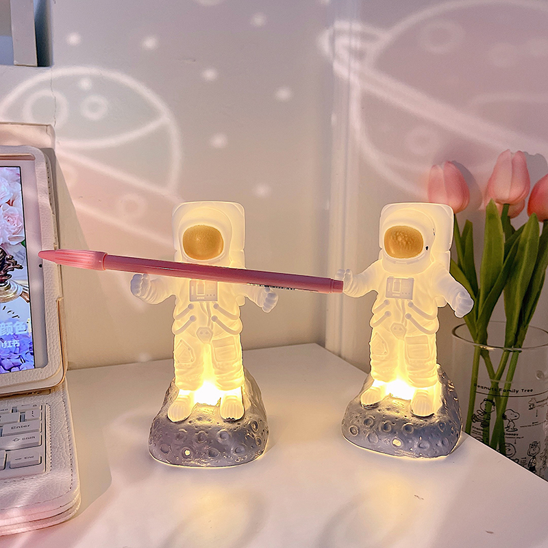 Astronaut Spaceman Night Light Korea Ins Bedroom Sleeping Light Girl Decoration storage