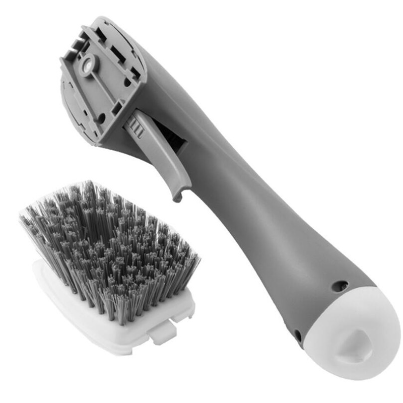 Bathroom Cleaning Brush Soap Dispenser Floor Tile Cleaner Brush