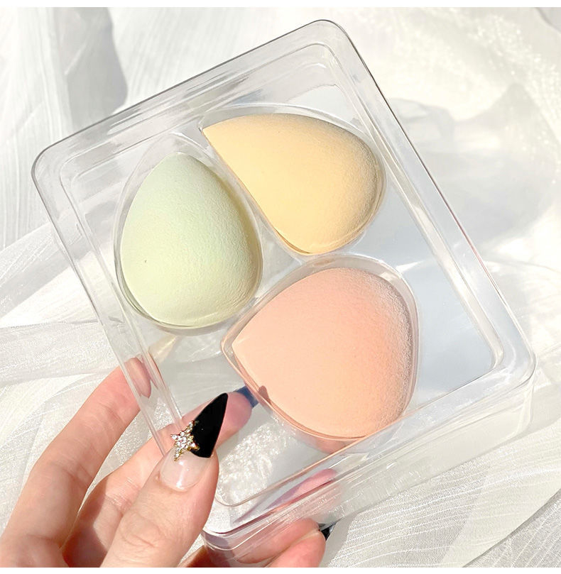 3PCS Women Makeup Sponge Puff Makeup Tool Beauty Egg Face Foundation Powder Cream Sponges Cosmetic Puff Powder Puff Beauty
