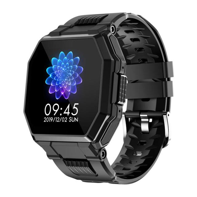 2021 New Smart Watch Men 1.54-inch Full Touch Sport Fitness Tracker Blood Pressure Heart Rate BT Call Smartwatch Music Control