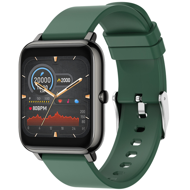 P22 Smart Watch For Men 1.3 Full Touch Fitness Watches Pedometer Heart Rate Monitor Mult Sport Modes IP67 Waterproof