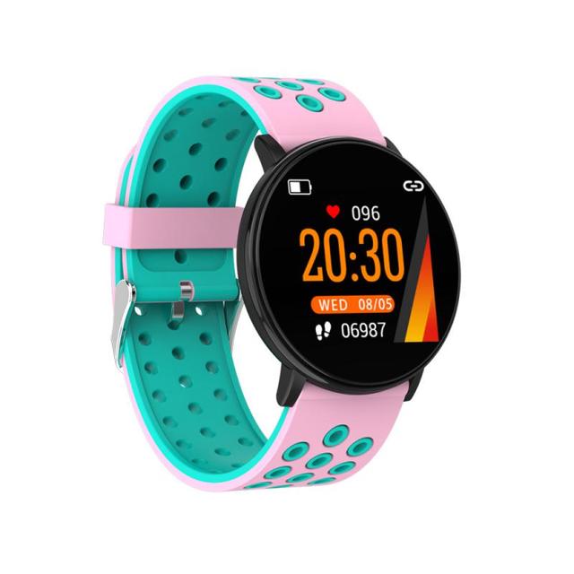 W8 Smart Watch For Men 1.3inch Fitness Smartwatch Pedometer Weather Heart Rate Monitor Sport Band Women IP67 Waterproof