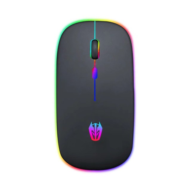 2.4GHz Wireless Mouse Colorful Breathing Light Mice Rechargeable 1600 DPI Game Mouse for PC Laptop Notebook 2021