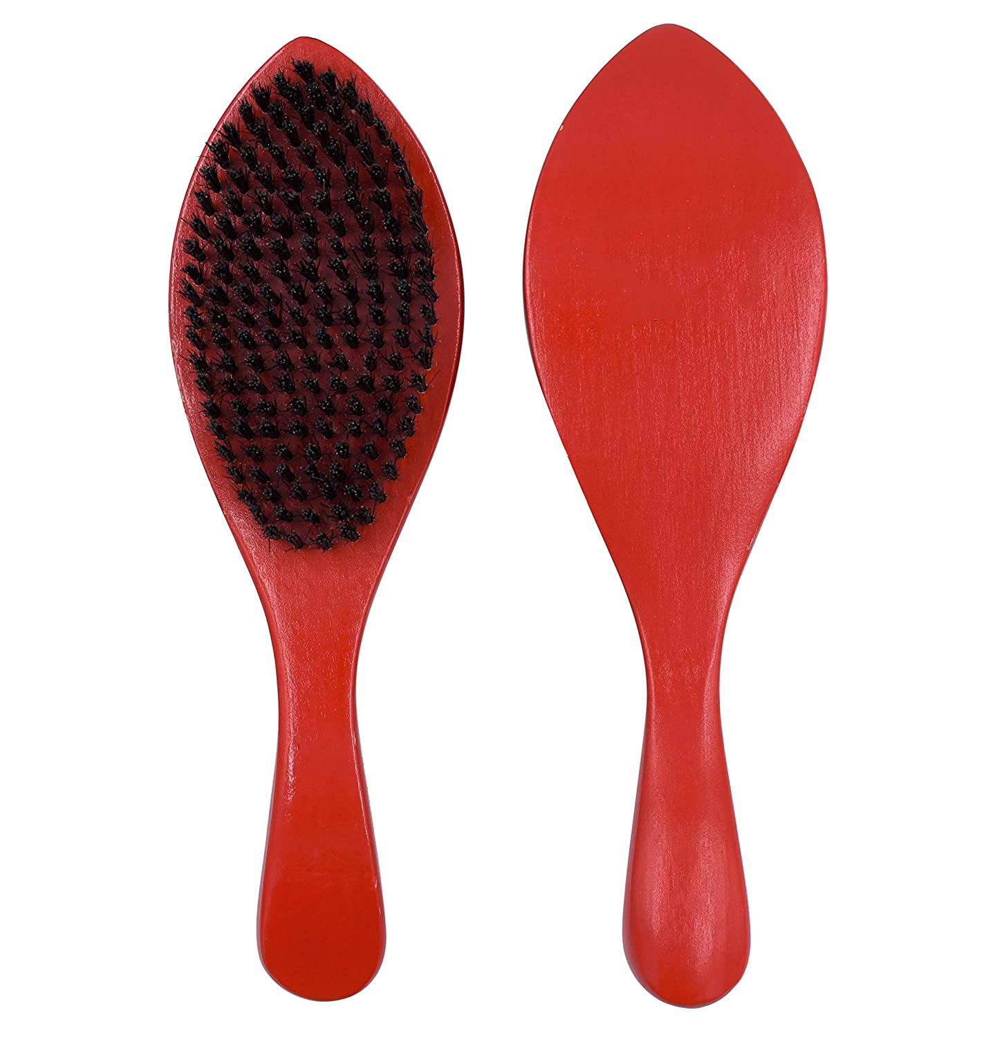 Red Hard Medium Bristles African Black Man Hairbrush Curved Wave Brush for Men 360 Wavy Hairdressing Tools Free Shopping