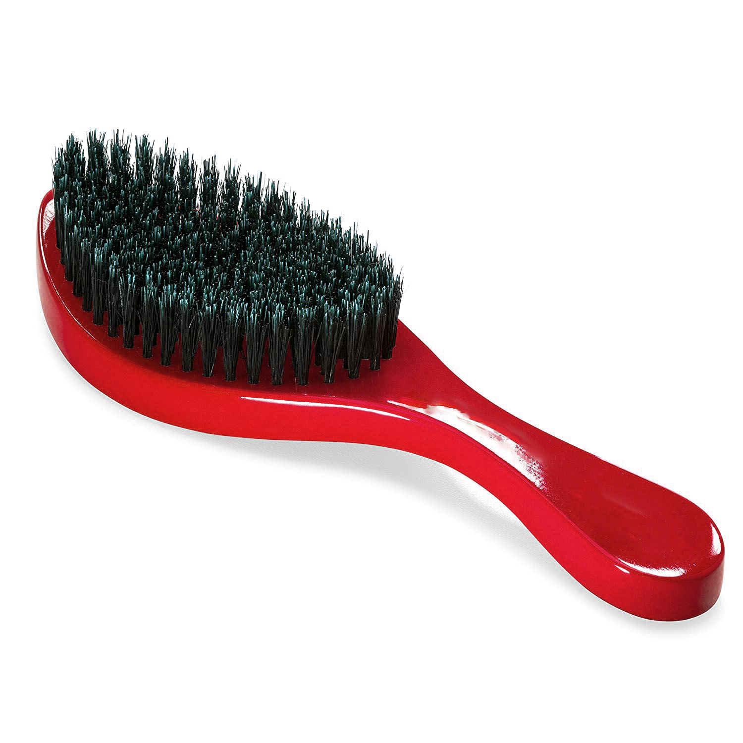 Red Hard Medium Bristles African Black Man Hairbrush Curved Wave Brush for Men 360 Wavy Hairdressing Tools Free Shopping