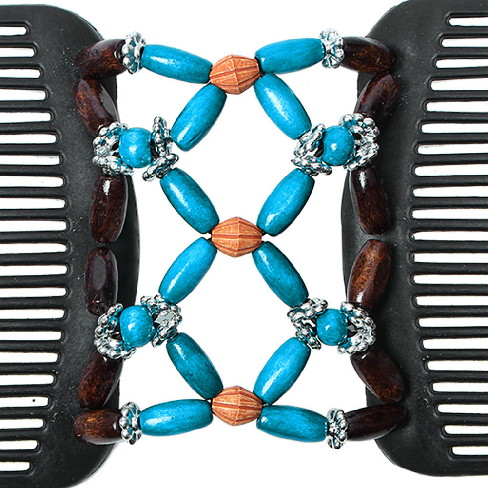Women Magic Hair Combs Double Side Easy Braided Stretch Comb Hair Clips Female Elastic Magic Curling Hair Clip Hair Accessory