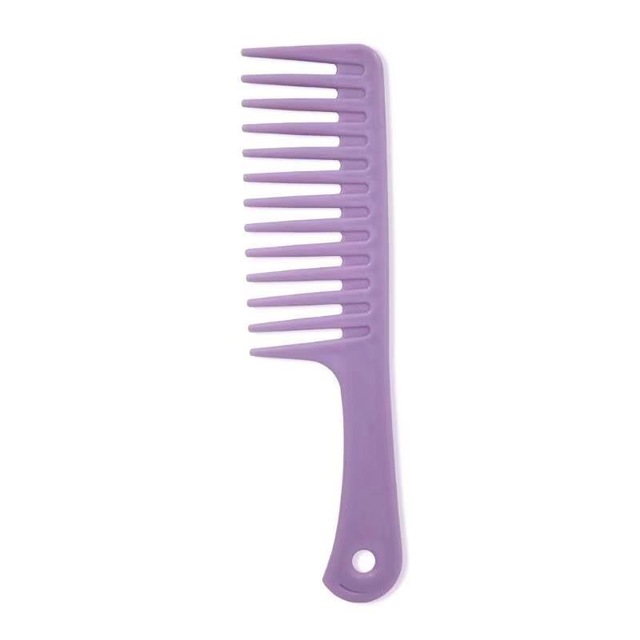 Color Hairdresser Plastic Large Wide Tooth Comb Detangling Hair Comb for Curly Hair Barber Hair Styling Comb Barber Accessories