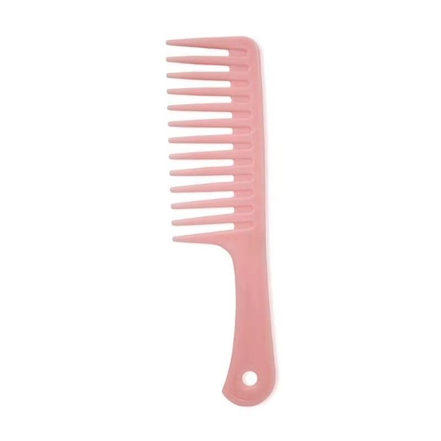 Color Hairdresser Plastic Large Wide Tooth Comb Detangling Hair Comb for Curly Hair Barber Hair Styling Comb Barber Accessories