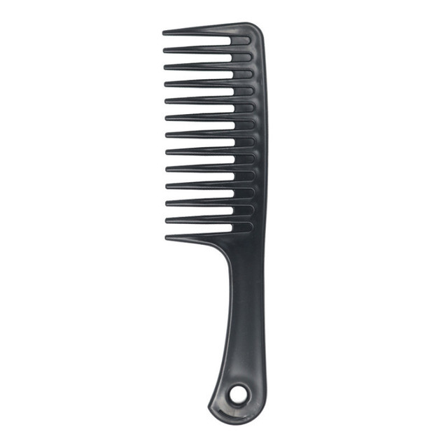 Color Hairdresser Plastic Large Wide Tooth Comb Detangling Hair Comb for Curly Hair Barber Hair Styling Comb Barber Accessories