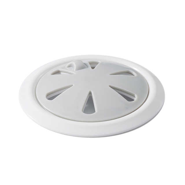 Round Plastic Floor Drain Anti-blocking Filter Net Toilet Hair-proof Rotary Switch Sewer Deodorant Cover