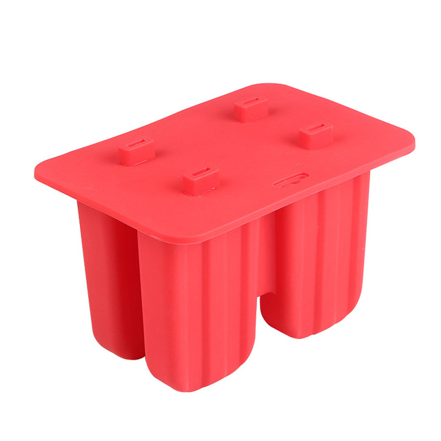 Food Grade sicle Silicone Molds 4/10 Cavity Homemade Kitchen Silicone sicle Mold BPA Ice Cream Maker