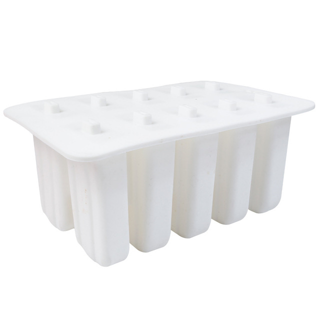 Food Grade sicle Silicone Molds 4/10 Cavity Homemade Kitchen Silicone sicle Mold BPA Ice Cream Maker