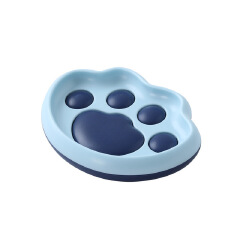 Cute Cat Claw Graphic Bathroom Soap Dish Strong Drill-Free Wall Mounted Drain Soap Rack Cartoon Soap Tray Bathroom Accessories