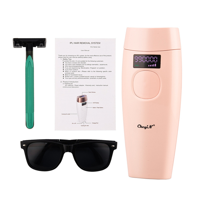 990000 Flashes  Laser Epilator Permanent IPL Photoepilator Hair Removal Painless