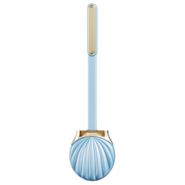 Toilet Brush Shell Shape Household Silicone Toilet Cleaning Brush Tools Wall Mounted Long Handle Home Bathroom Accessories