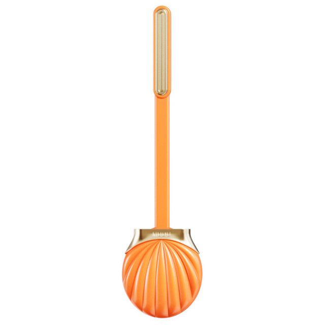 Toilet Brush Shell Shape Household Silicone Toilet Cleaning Brush Tools Wall Mounted Long Handle Home Bathroom Accessories