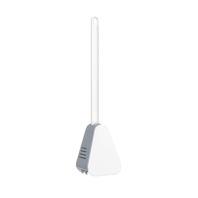 Toilet Brush Soft TPR Glue Long Handle Toilet Cleaning Brush Wall Mounted Flexible With Holder Bathroom Accessories