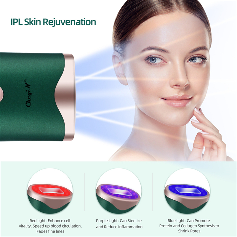 Laser Whole Body Epilator 999999 Flashes Permanent IPL Photon Epilator Hair Removal