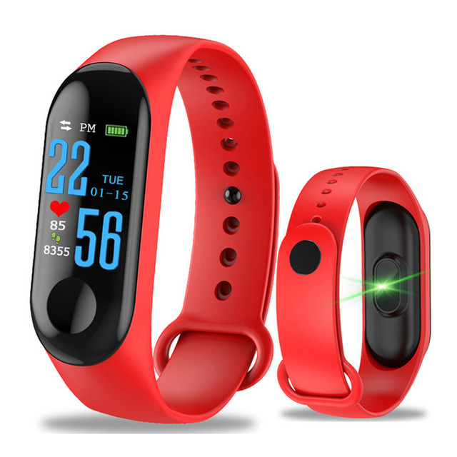 M3 Smart Watch Band  Wristband Heart Rate Monitor Blood Pressure Fitness Tracker Wrist Band Smartband