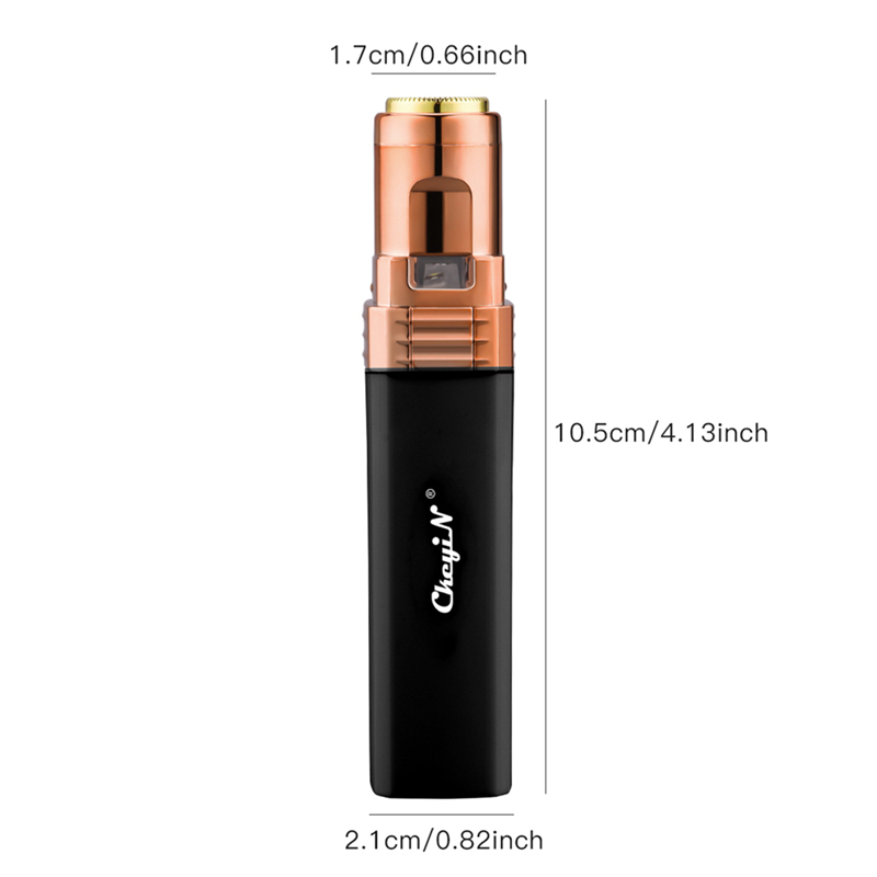 Mini Facial Hair Removal Usb Rechargeable Women Epilator Lipstick Shape Remove
