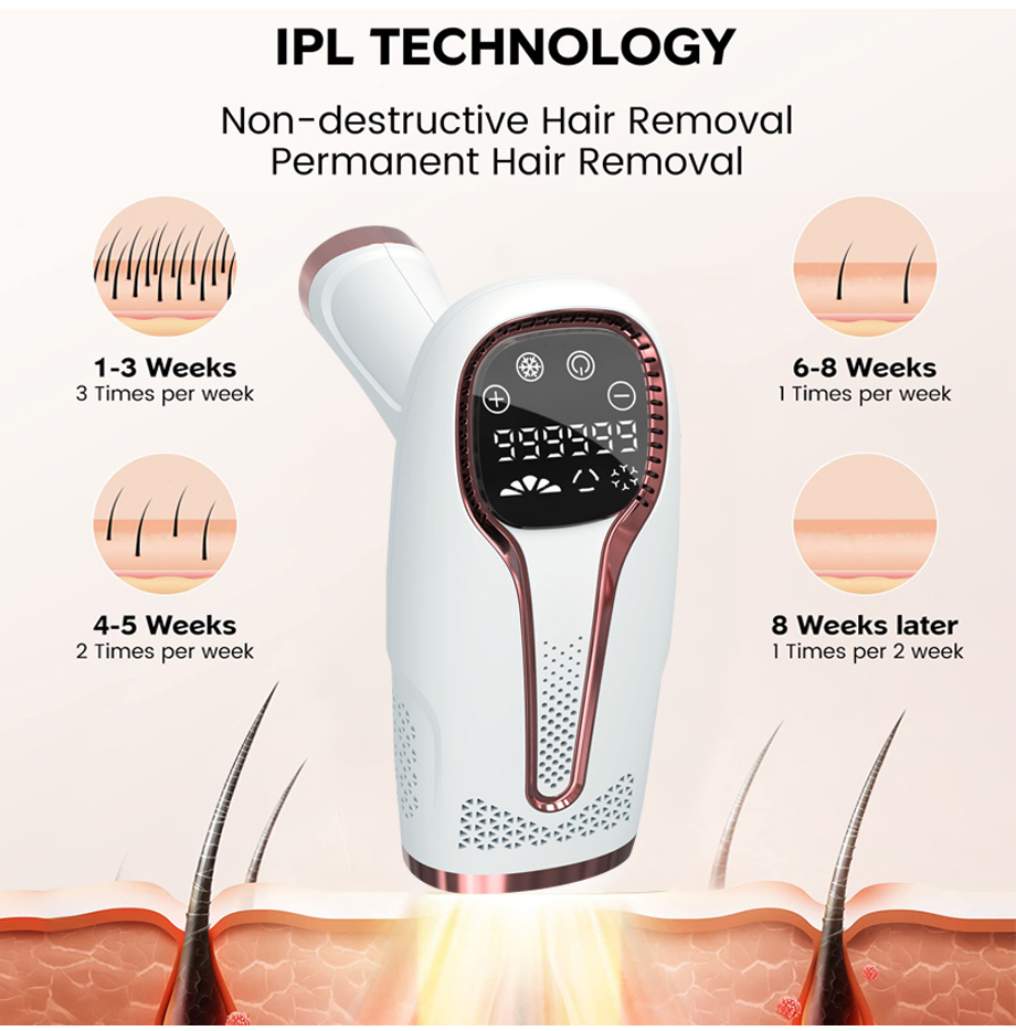 Laser Hair Removal Epilator Malay Depilator Machine Full Body Hair Device