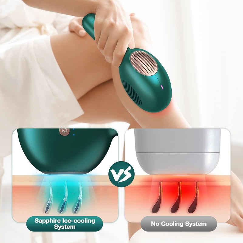 IPL Laser Epilator With Sapphire Ice-cooling System Permanent Painless Hair Removal