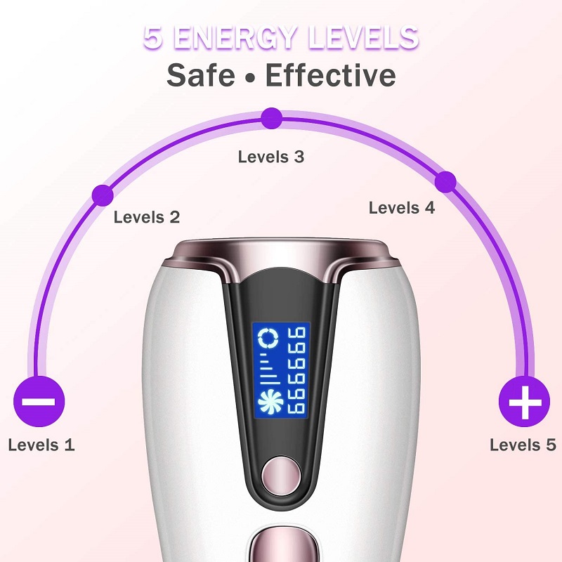 Hair Removal Device for Men and Women Upgrade to 999,999 Flash IPL Epilator